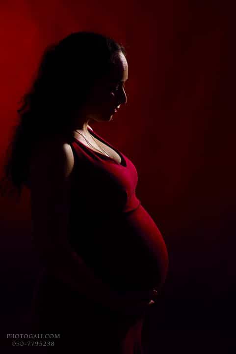 фото сессия беременности в студии